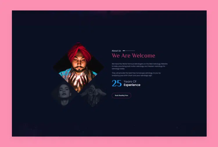 Vedi - astrology and esoteric SinglePage and MultePage HTML template