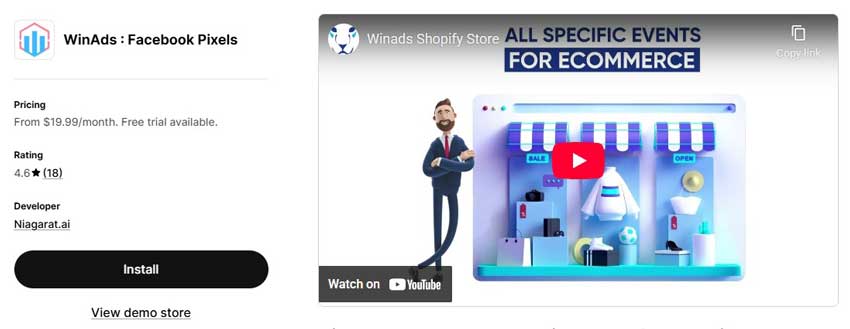 WinAds : Facebook Pixels