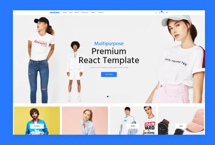 Wokiee - Multipurpose React eCommerce Template