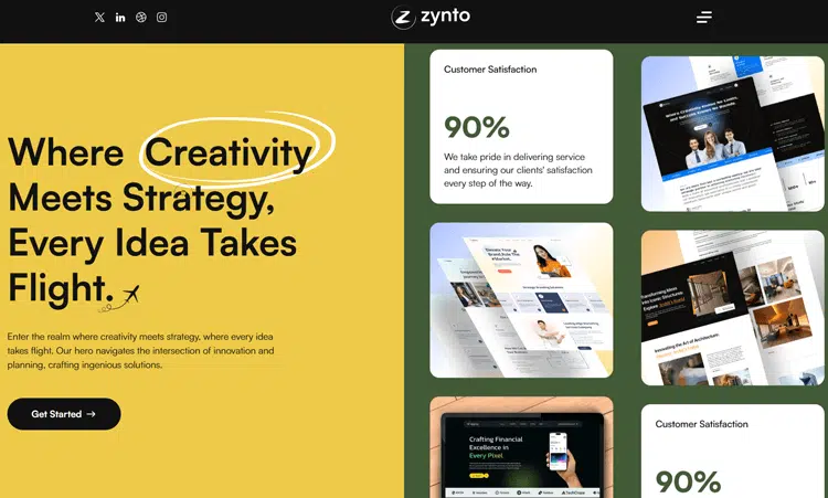 Zynto - Creative Agency Website Template
