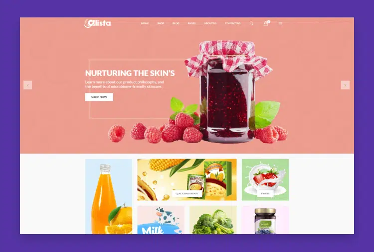 Alista – Organic Beauty Shop HTML Template