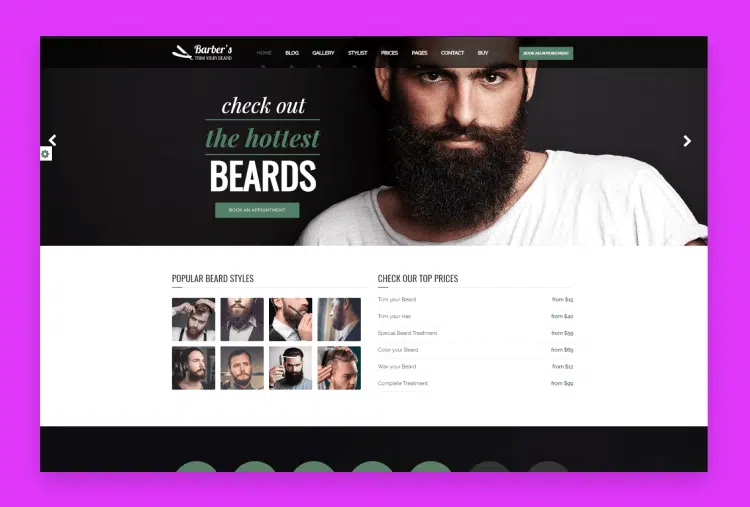 Barber’s  – Html Template for Spa, Hair Salon & Beauty Salon, and Barber Shop