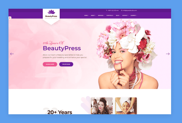 Beauty Spa Salon Wellness HTML Template