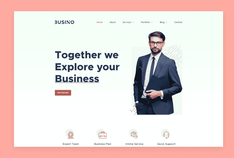 Busino - VueJS Digital Agency Template