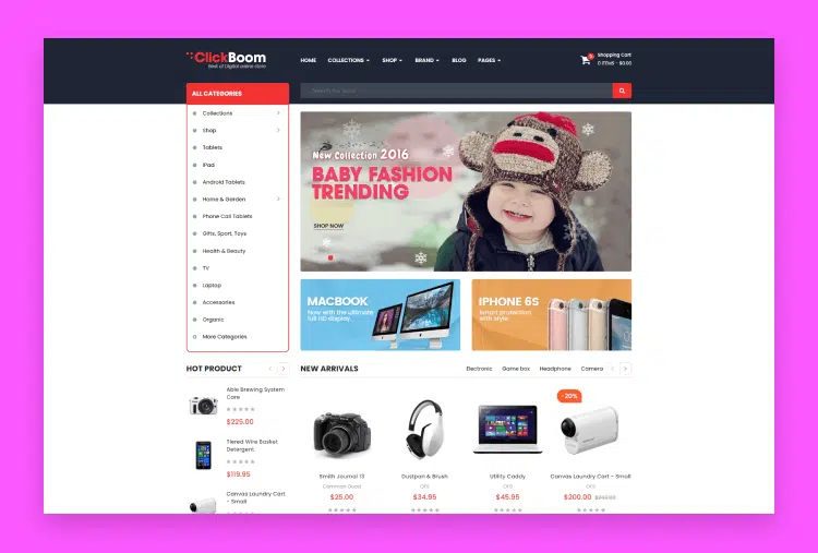 Electronics Supermarket Responsive BigCommerce Theme