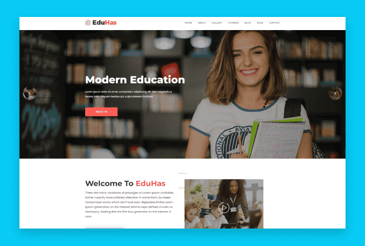 Eduhas - Education HTML Template