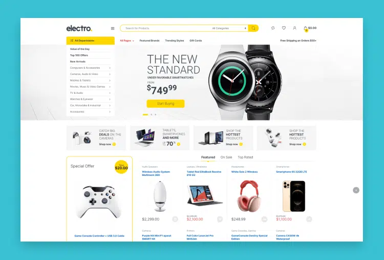 Electro Electronics Store WooCommerce Theme