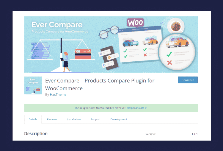 Ever Compare – Products Compare Plugin for WooCommerce