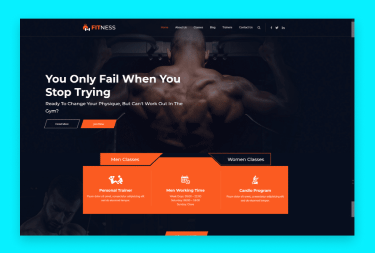 20 Best Fitness Gym Website Templates To Create A Professional Gym Website  In 2023 - Hasthemes Blog