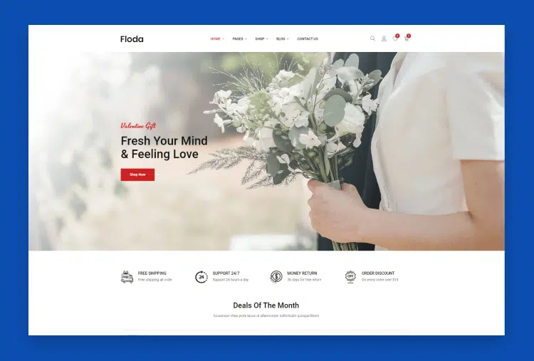 Floda - Flower Store HTML Template