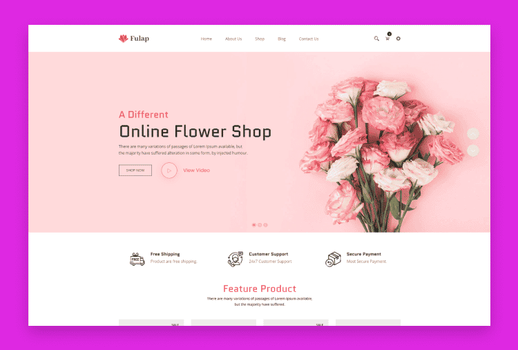 Fulap Flower Store Shopify Theme