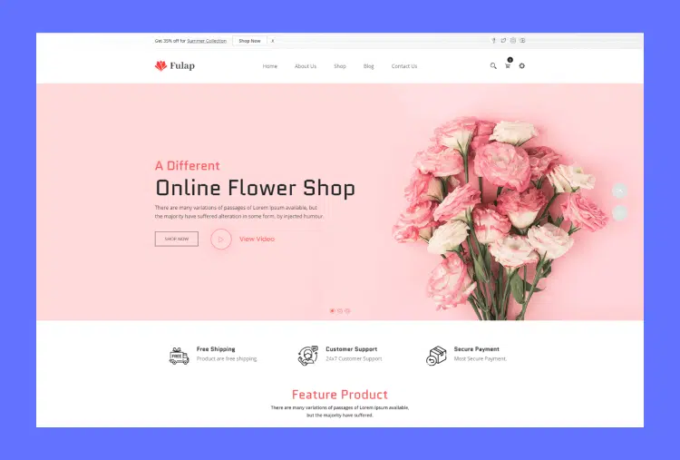 Fulap - Flower Store Shopify Theme