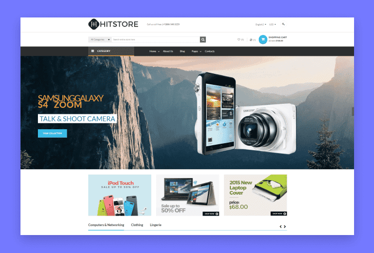Hitstore – Electronics WooCommerce Theme