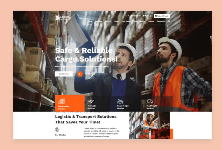 Logisti - Logistics & Transport HTML5 Template