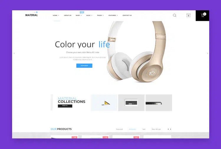 Material – Electronics WooCommerce WordPress Theme