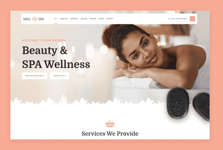 MedSpa- Beauty Salon Spa HTML Template