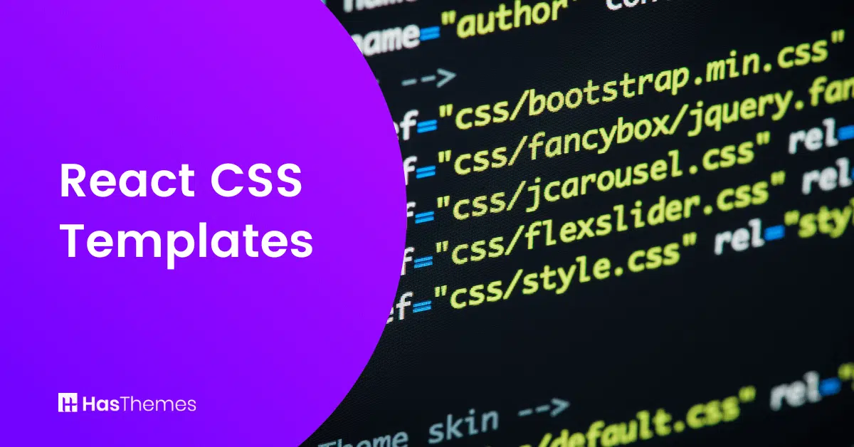 React CSS Templates