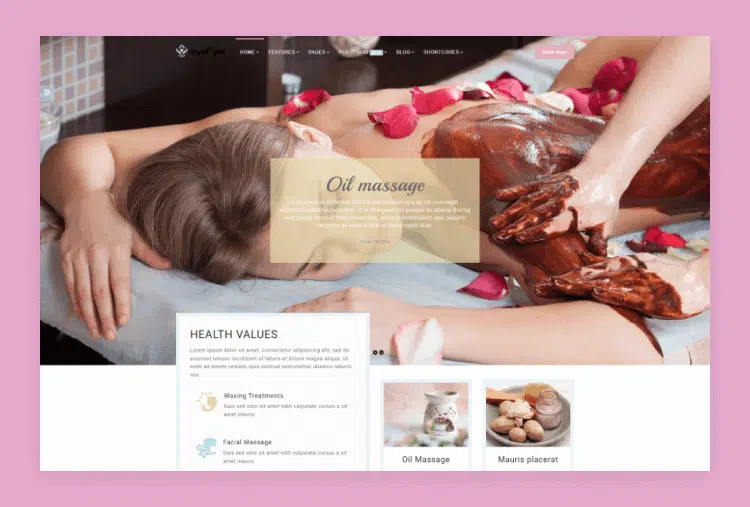 Royal - Spa HTML website template