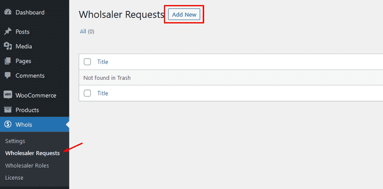 edit an existing user or create a new user from the "Users > Add New" page