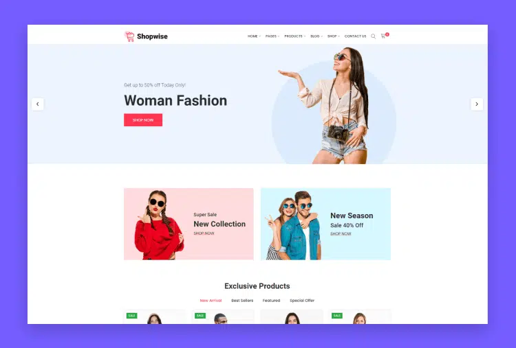 Shopwise - Fashion Store WooCommerce Theme