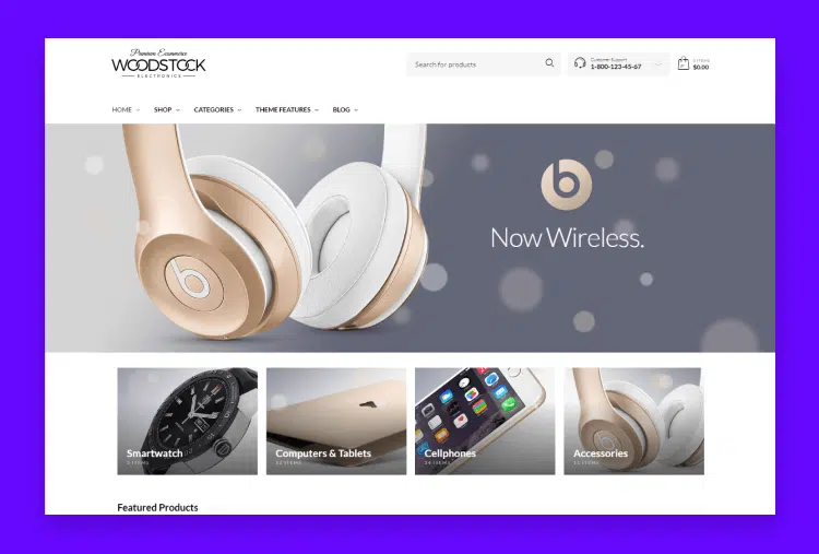 Woodstock – Electronics Responsive WooCommerce Theme