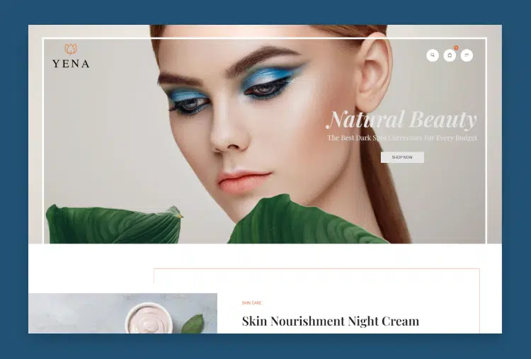 Yena – Beauty & Cosmetic HTML Template