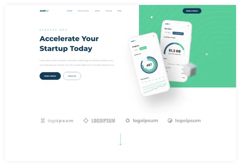 Amply – App Webflow Template