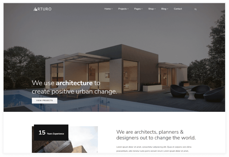 Arturo - Architecture & Interior Bootstrap Template