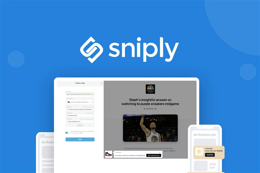 Sniply Lifetime Deal on AppSumo