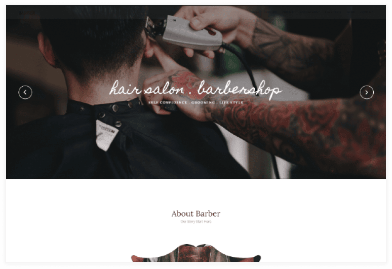 Barber - Hair Salon Bootstrap Template