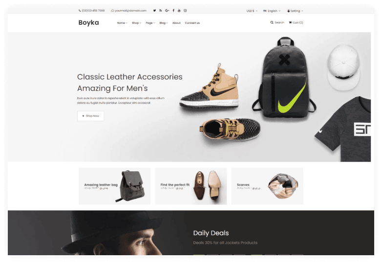 Boyka - Fashion Shopify Theme