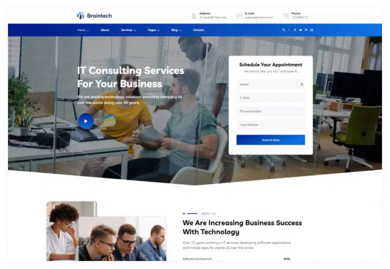 Braintech - Technology & IT Solutions HTML Template