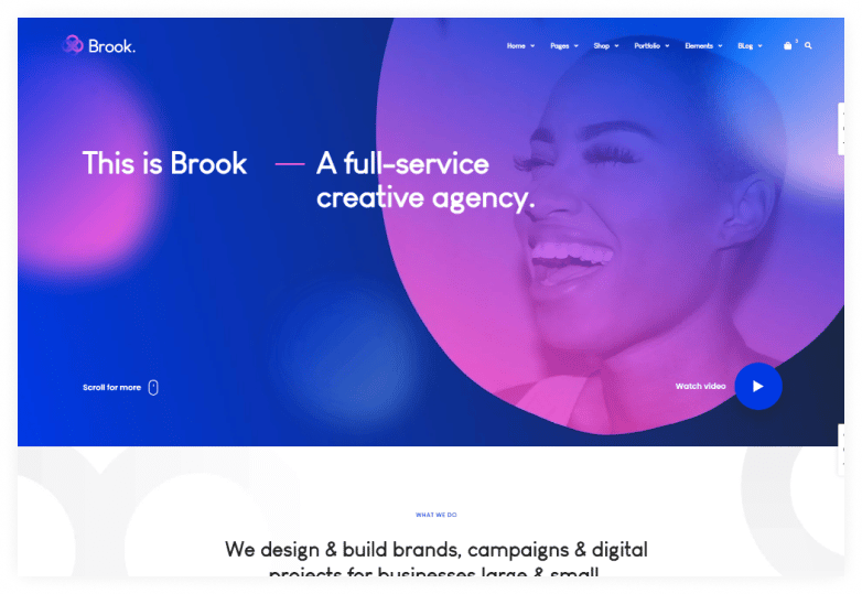 Brook- Creative Agency & Business HTML Template