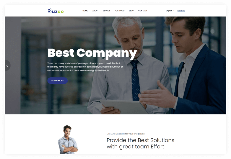 Buzco - Corporate Business HTML5 Template
