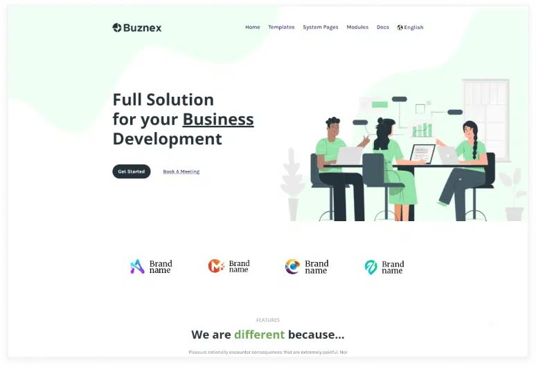 Buznex Corporate HubSpot Theme