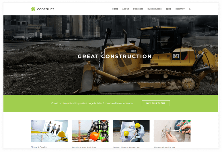 Construct Pro HTML5 Construction & Business Template