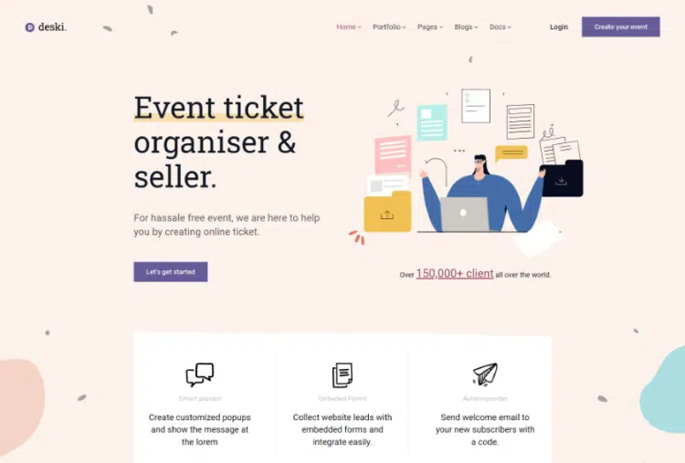 Deski - Saas & Software HTML + RTL Template