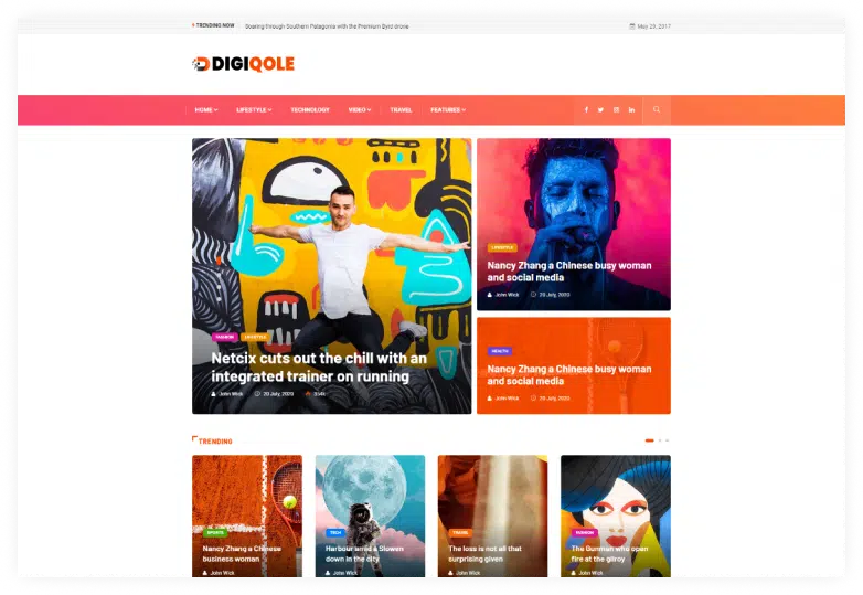 Digiqole - News, Magazine HTML Template