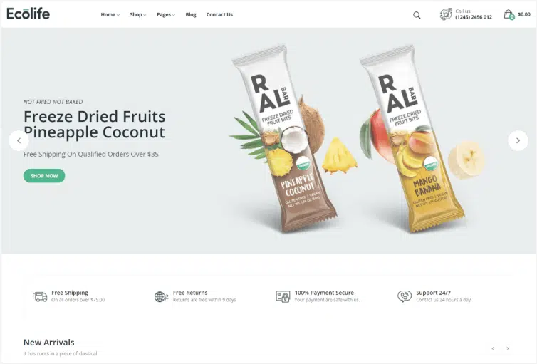 Ecolife  Multipurpose eCommerce Shopify Theme