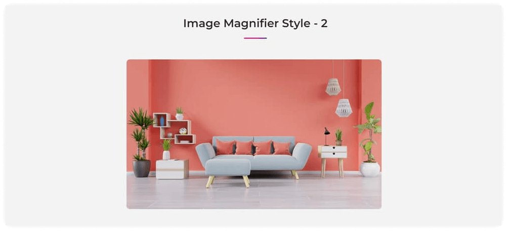   Elementor Image Magnifier Widget by HT Mega  