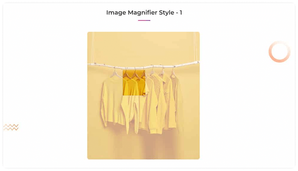   Elementor Image Magnifier Widget by HT Mega  