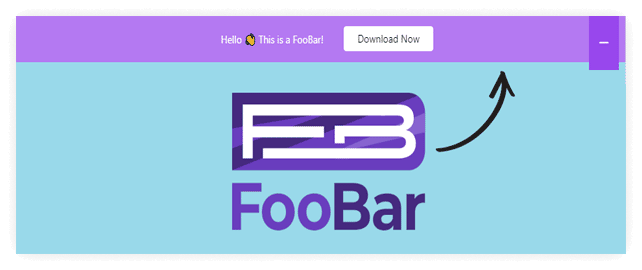 Foobar – WordPress Notification Bar
