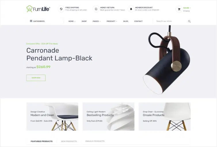 Furnilife Furniture Shopify Theme