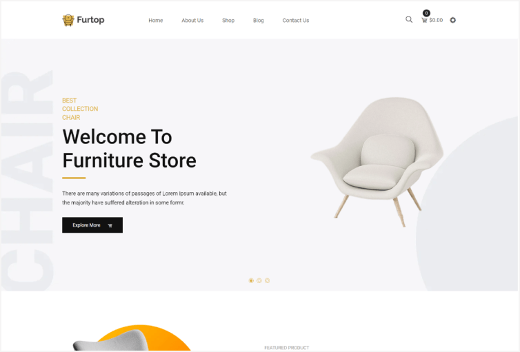 Furtop Minimal Furniture Shopify Theme