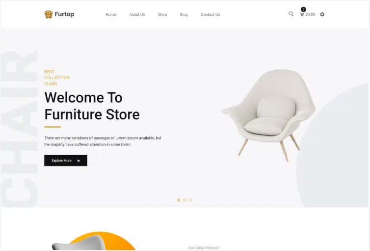 Furtop Minimal Furniture Shopify Theme