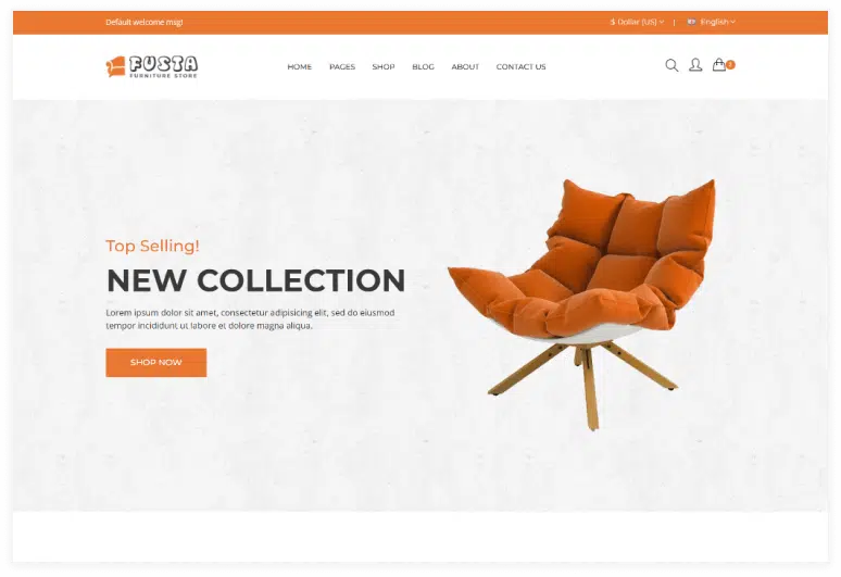 Fusta - Furniture Shopify Theme
