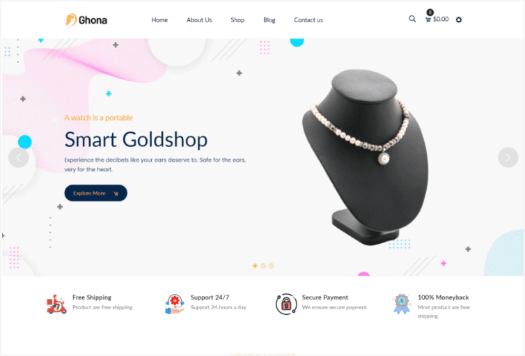 Ghona – Jewelry Shopify Theme