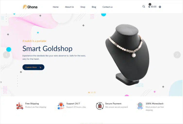 Ghona – Jewelry Shopify Theme