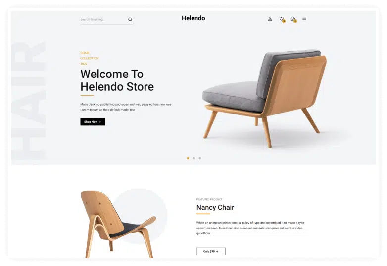 Helendo - React eCommerce Template
