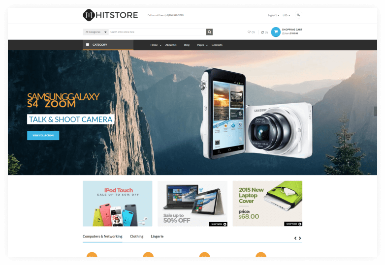 Hitstore - Electronics Store HTML Template